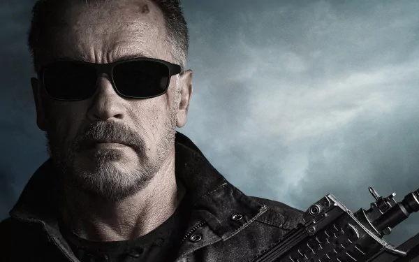 Arnold Schwarzenegger movie Terminator: Dark Fate HD Desktop Wallpaper | Background Image