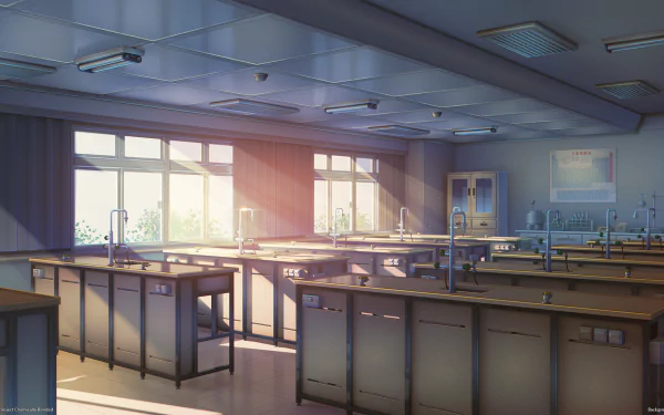 school classroom Anime HD Desktop Wallpaper | Background Image