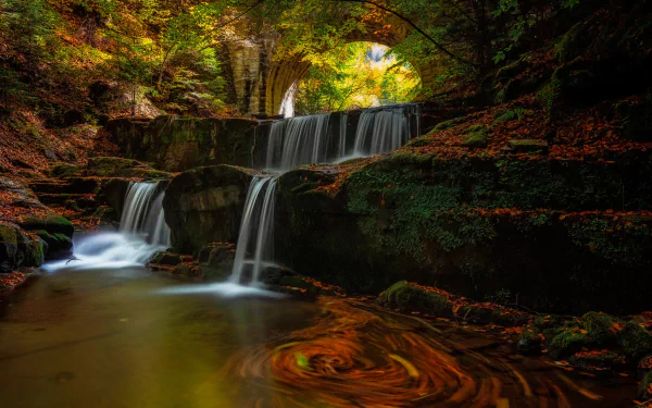 nature Bulgaria river fall waterfall HD Desktop Wallpaper | Background Image