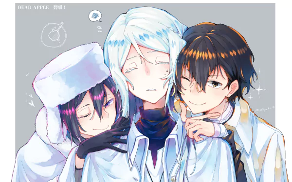Tatsuhiko Shibusawa Fyodor Dostoyevsky Osamu Dazai Anime Bungou Stray Dogs: Dead Apple HD Desktop Wallpaper | Background Image