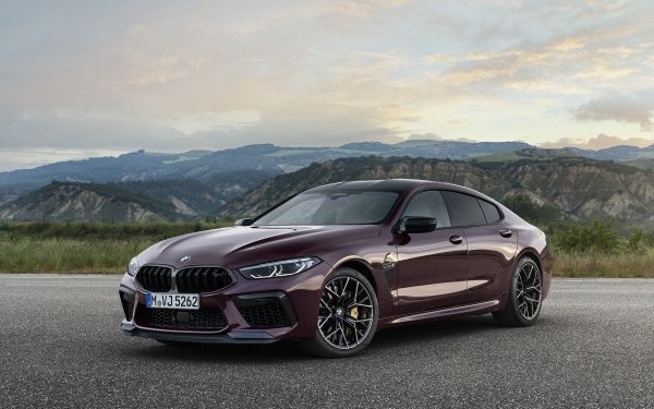 Vehicles BMW M8 Gran Coupe BMW BMW M8 Car Grand Tourer BMW M8 Gran Coupe Competition Bordeaux Car HD Wallpaper | Background Image