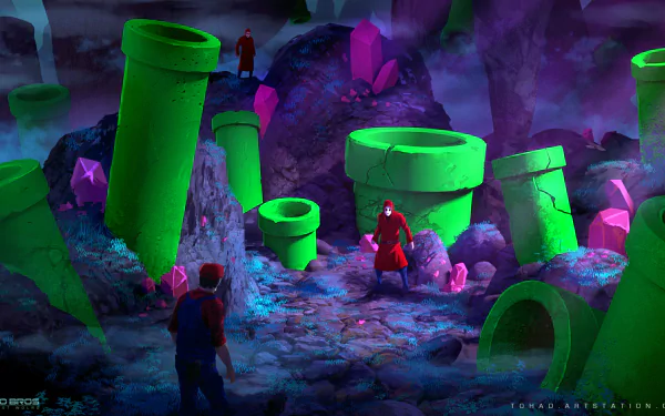 Shy Guy Mario video game Super Mario Bros. HD Desktop Wallpaper | Background Image