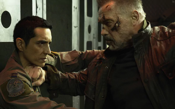Gabriel Luna Arnold Schwarzenegger movie Terminator: Dark Fate HD Desktop Wallpaper | Background Image