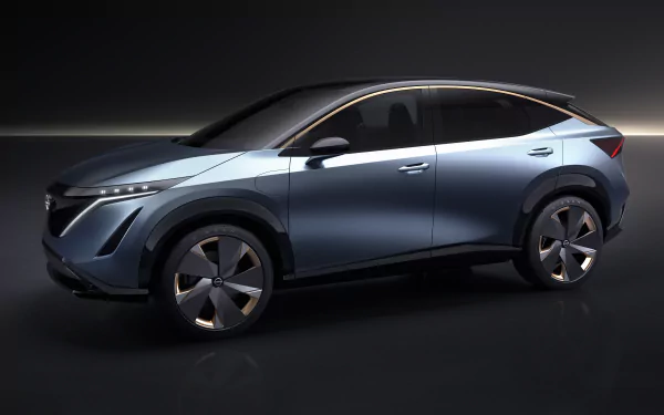 electric car SUV car Nissan vehicle Nissan Ariya HD Desktop Wallpaper | Background Image