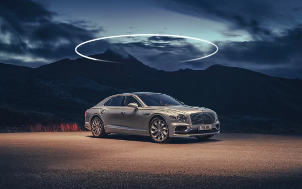 silver car car Bentley vehicle Bentley Flying Spur HD Desktop Wallpaper | Background Image
