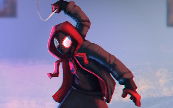 Movie Spider-Man: Into The Spider-Verse Spider-Man Miles Morales HD Wallpaper | Background Image