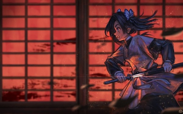 Anime Demon Slayer: Kimetsu no Yaiba Aoi Kanzaki Fondo de pantalla HD | Fondo de Escritorio