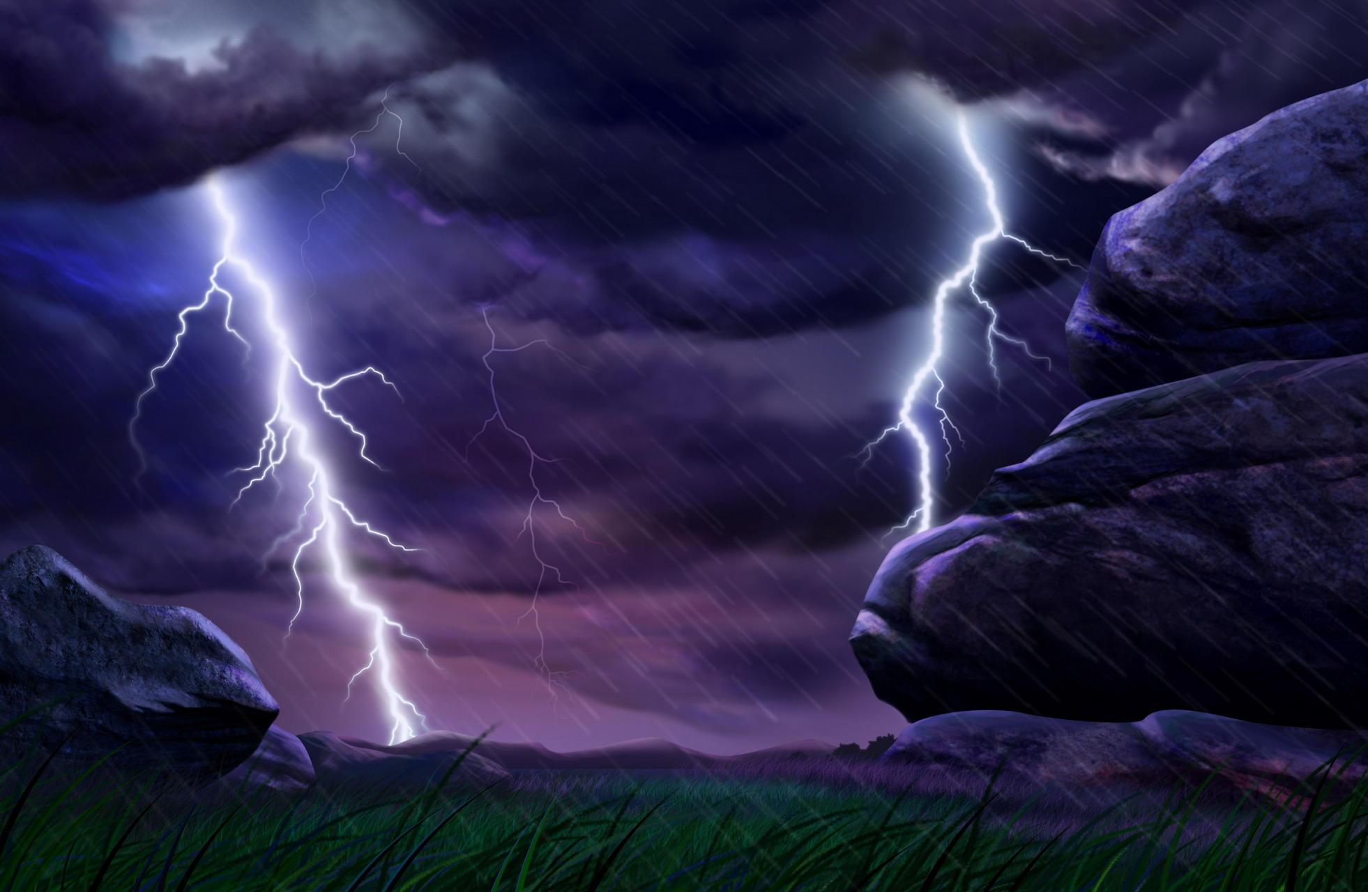 Artistic Lightning HD Wallpaper | Background Image