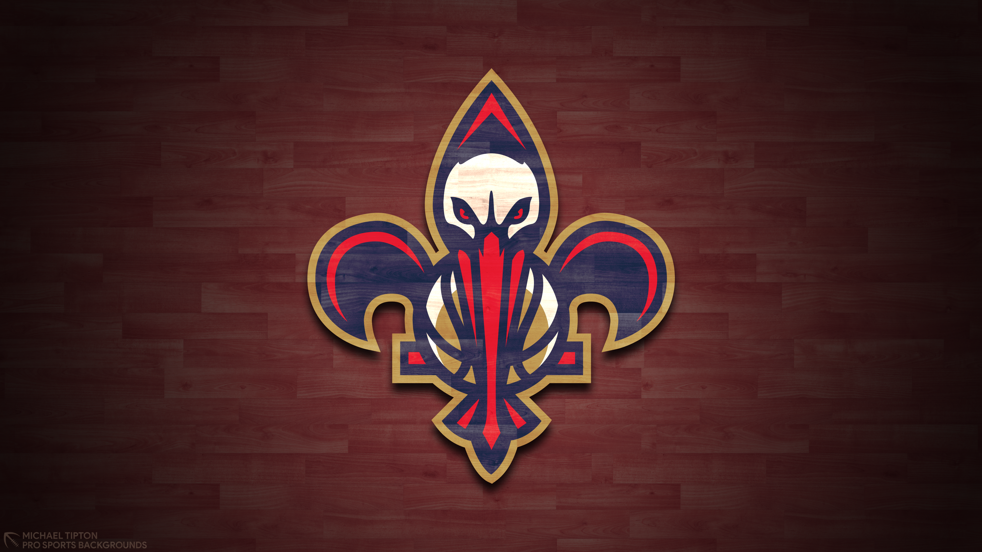New Orleans Pelicans Wordmark Logo Wallpaper by llu258 on DeviantArt