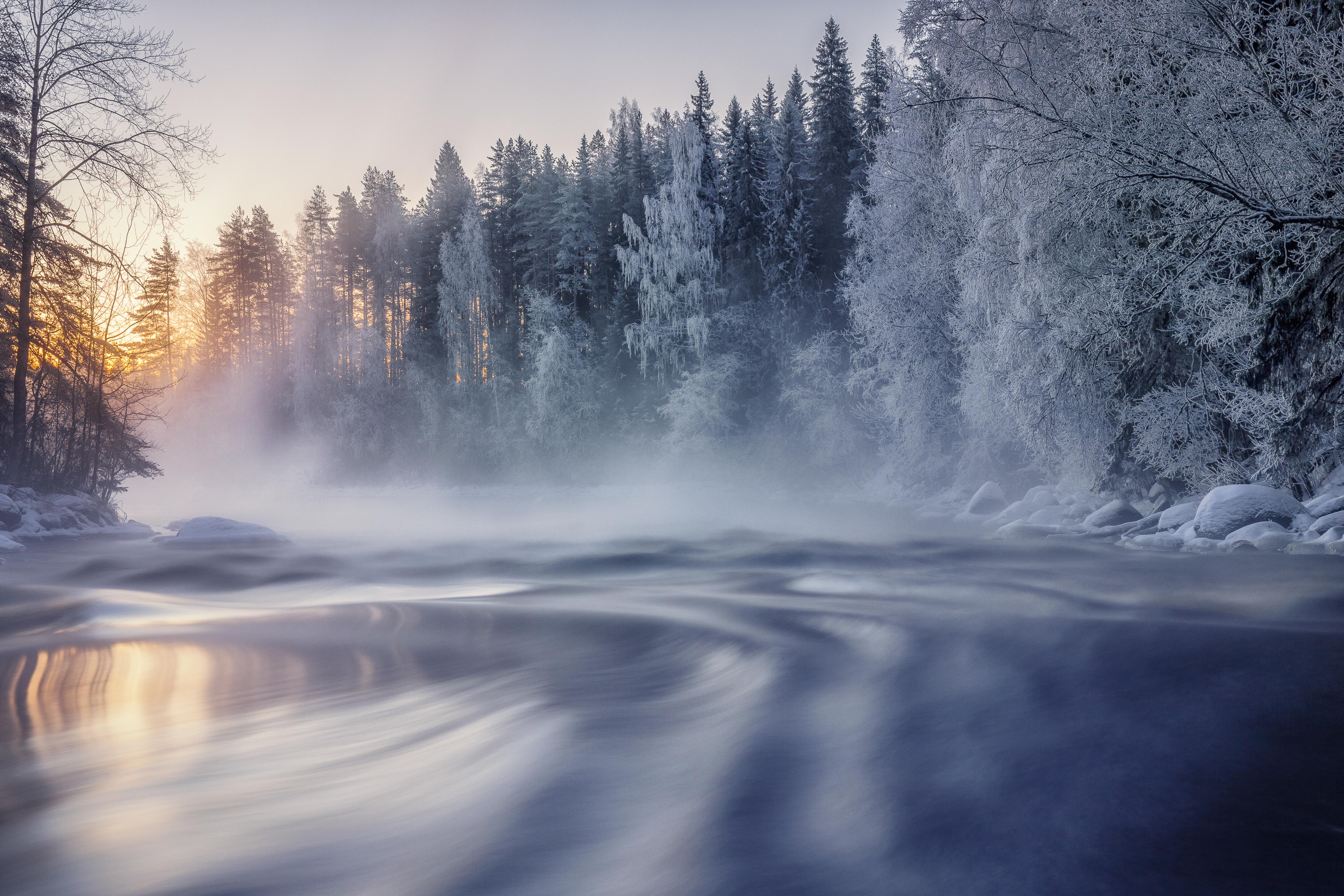 Cold winter Morning, Kapeenkoski Finland by Bansman