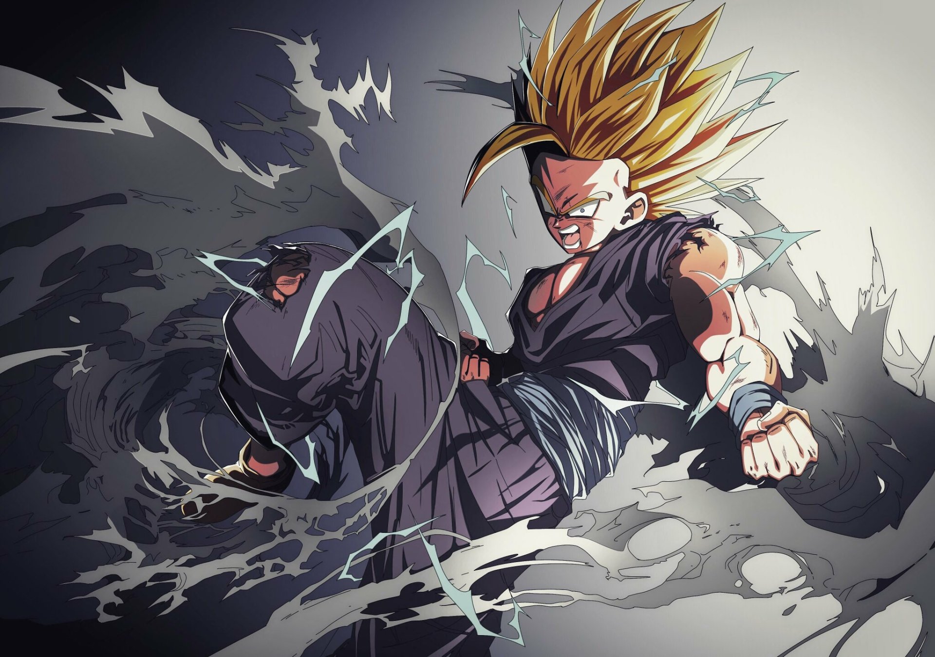 Download Super Saiyan 2 Gohan Dragon Ball Anime Dragon Ball Z Hd Wallpaper 4300