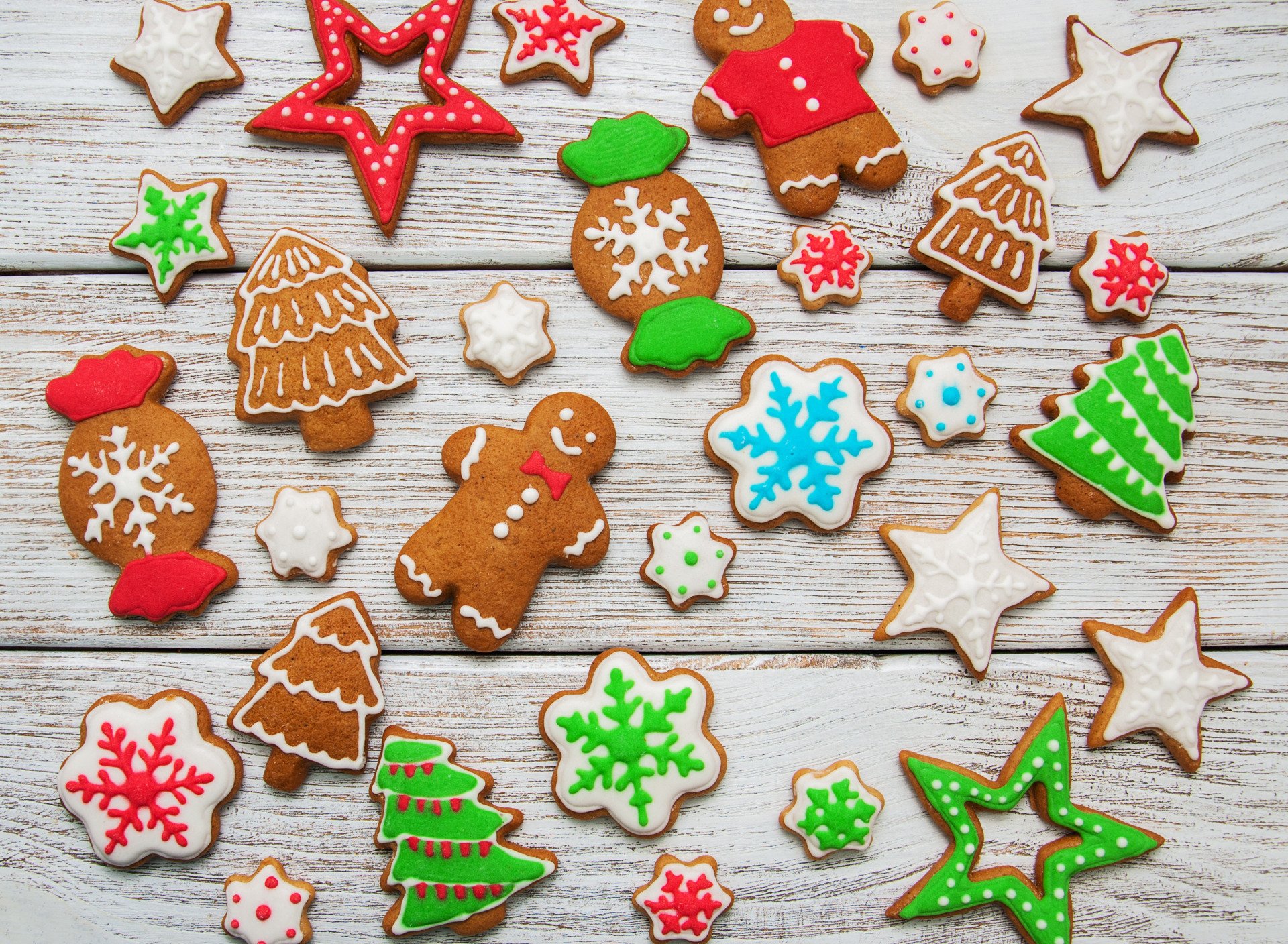 Christmas Cookies HD Wallpaper | Background Image | 1920x1408