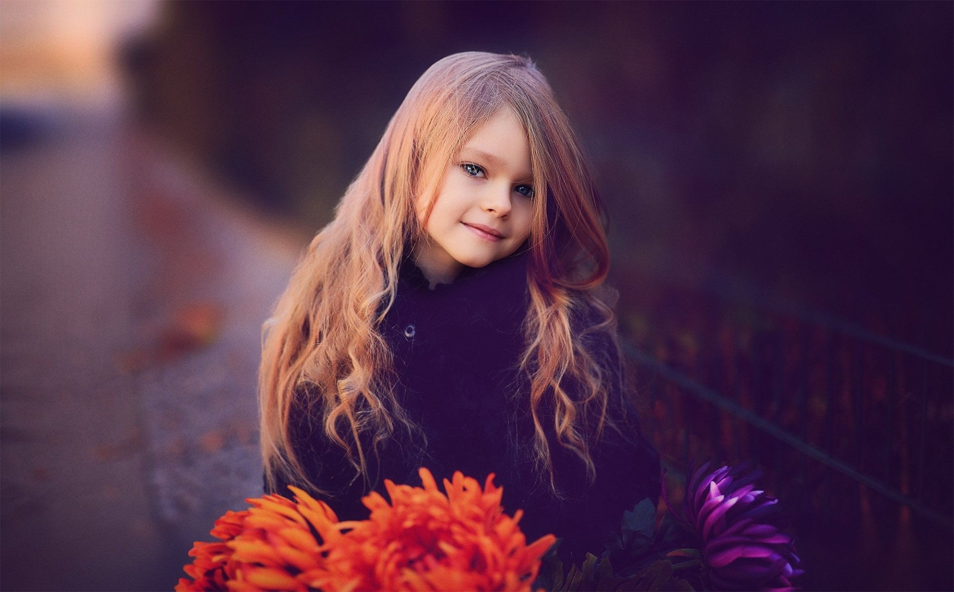 Cute Little Girl HD Wallpaper Hintergrund 2000x1242