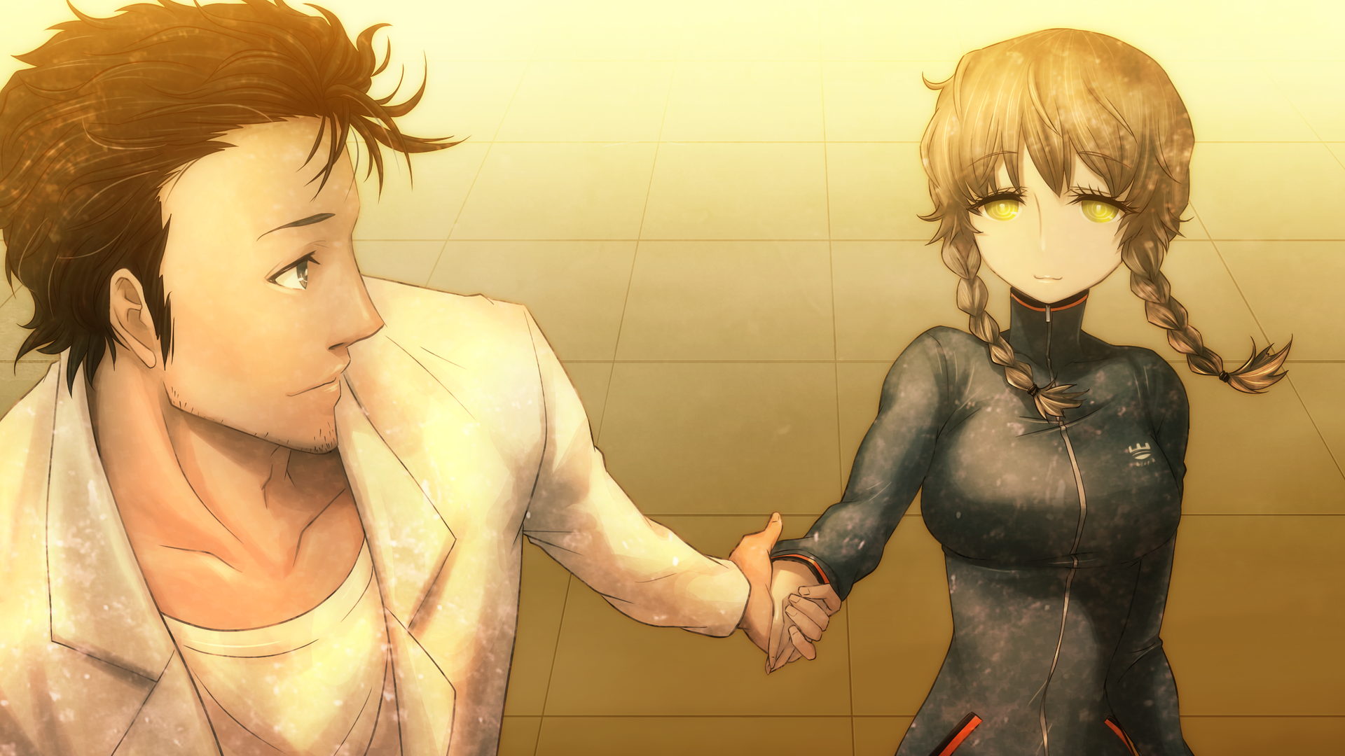 Download Suzuha Amane Rintaro Okabe Anime Steins;Gate HD Wallpaper by huke