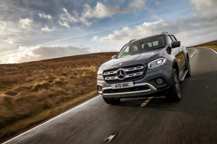 silver car car Mercedes-Benz vehicle Mercedes-Benz X-Class HD Desktop Wallpaper | Background Image