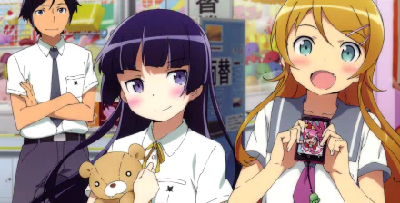 Kyōsuke Kōsaka Kirino Kousaka Ruri Gokō Anime Oreimo HD Desktop Wallpaper | Background Image