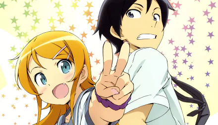 Kirino Kousaka Kyōsuke Kōsaka Anime Oreimo HD Desktop Wallpaper | Background Image