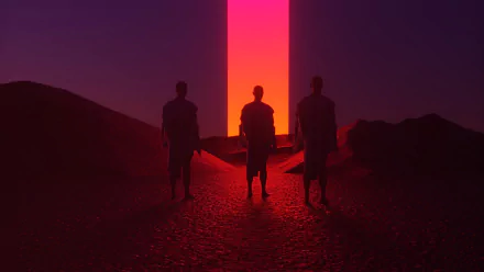 silhouette fantasy portal HD Desktop Wallpaper | Background Image