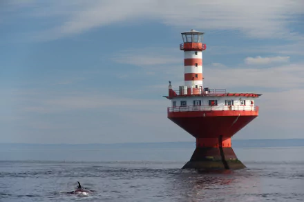 Canada man made lighthouse HD Desktop Wallpaper | Background Image