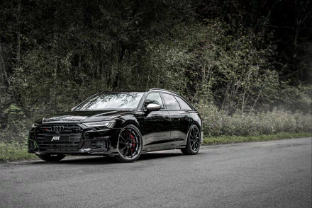 black car car Audi S6 Audi vehicle Audi S6 Avant HD Desktop Wallpaper | Background Image