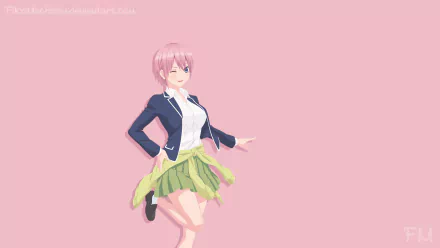 Ichika Nakano Anime The Quintessential Quintuplets HD Desktop Wallpaper | Background Image