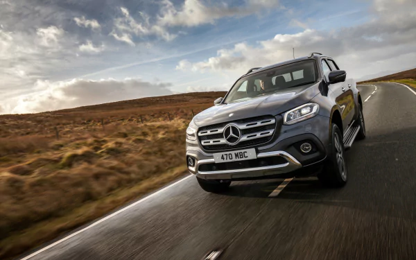 silver car car Mercedes-Benz vehicle Mercedes-Benz X-Class HD Desktop Wallpaper | Background Image