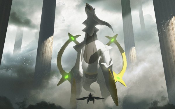 Anime Pokémon Arceus Flygon HD Wallpaper | Background Image