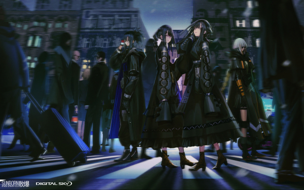 Video Game Girls Frontline Angelina M16a1 Mercurows Eye Patch HD Wallpaper | Background Image