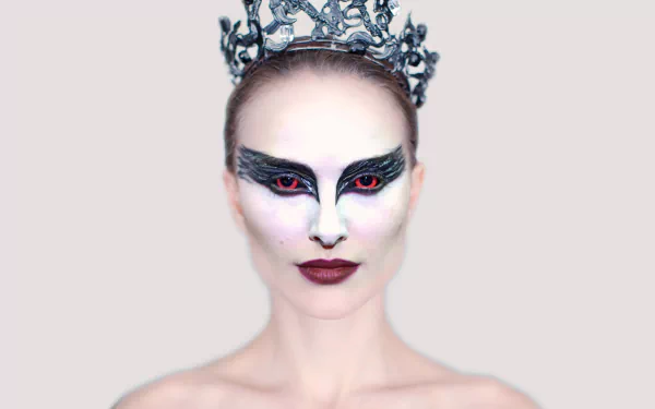 red eyes lipstick actress Israeli American Natalie Portman movie black Swan (Movie) HD Desktop Wallpaper | Background Image