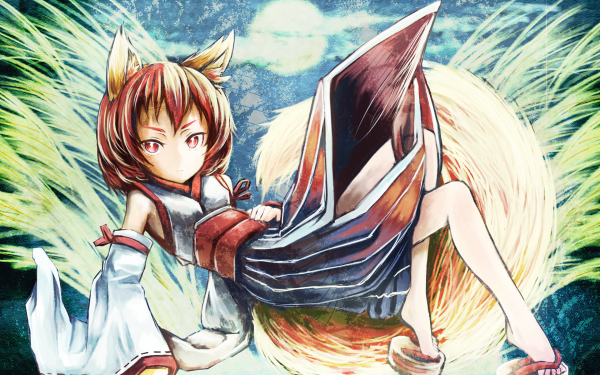 Anime Original Red Eyes Animal Ears HD Wallpaper | Background Image