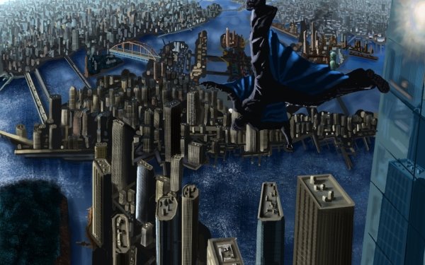 Anime Original City HD Wallpaper | Background Image