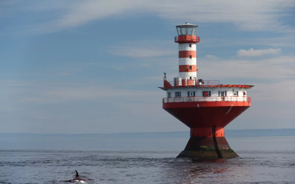 Canada man made lighthouse HD Desktop Wallpaper | Background Image