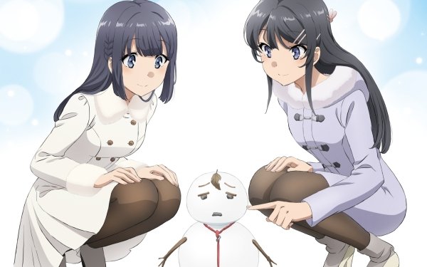 Anime Rascal Does Not Dream of Bunny Girl Senpai Mai Sakurajima Shoko Makinohara HD Wallpaper | Background Image