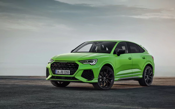 SUV green car car Audi vehicle Audi Q3 HD Desktop Wallpaper | Background Image