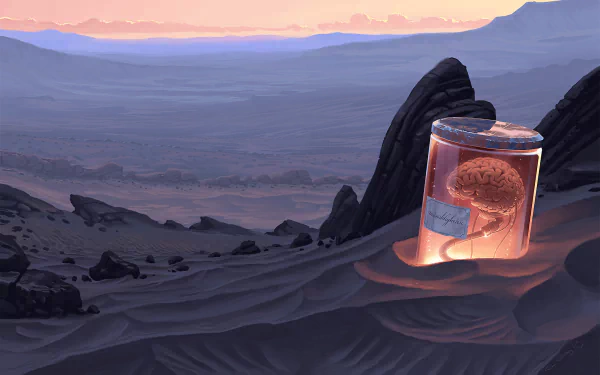 sand artistic brain HD Desktop Wallpaper | Background Image