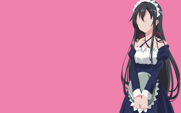 Anime My Teen Romantic Comedy SNAFU Yukino Yukinoshita Maid Minimalist HD Wallpaper | Background Image