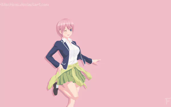 Ichika Nakano Anime The Quintessential Quintuplets HD Desktop Wallpaper | Background Image