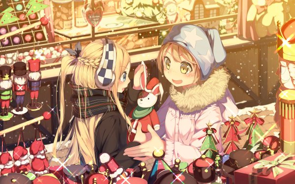 Anime Original Christmas HD Wallpaper | Background Image