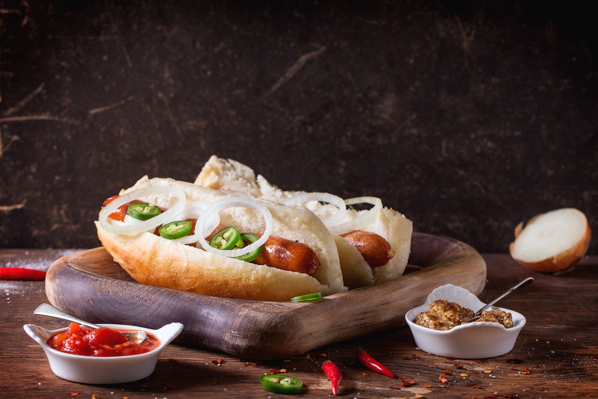 Download Still Life Sausage Food Hot Dog 4k Ultra HD Wallpaper