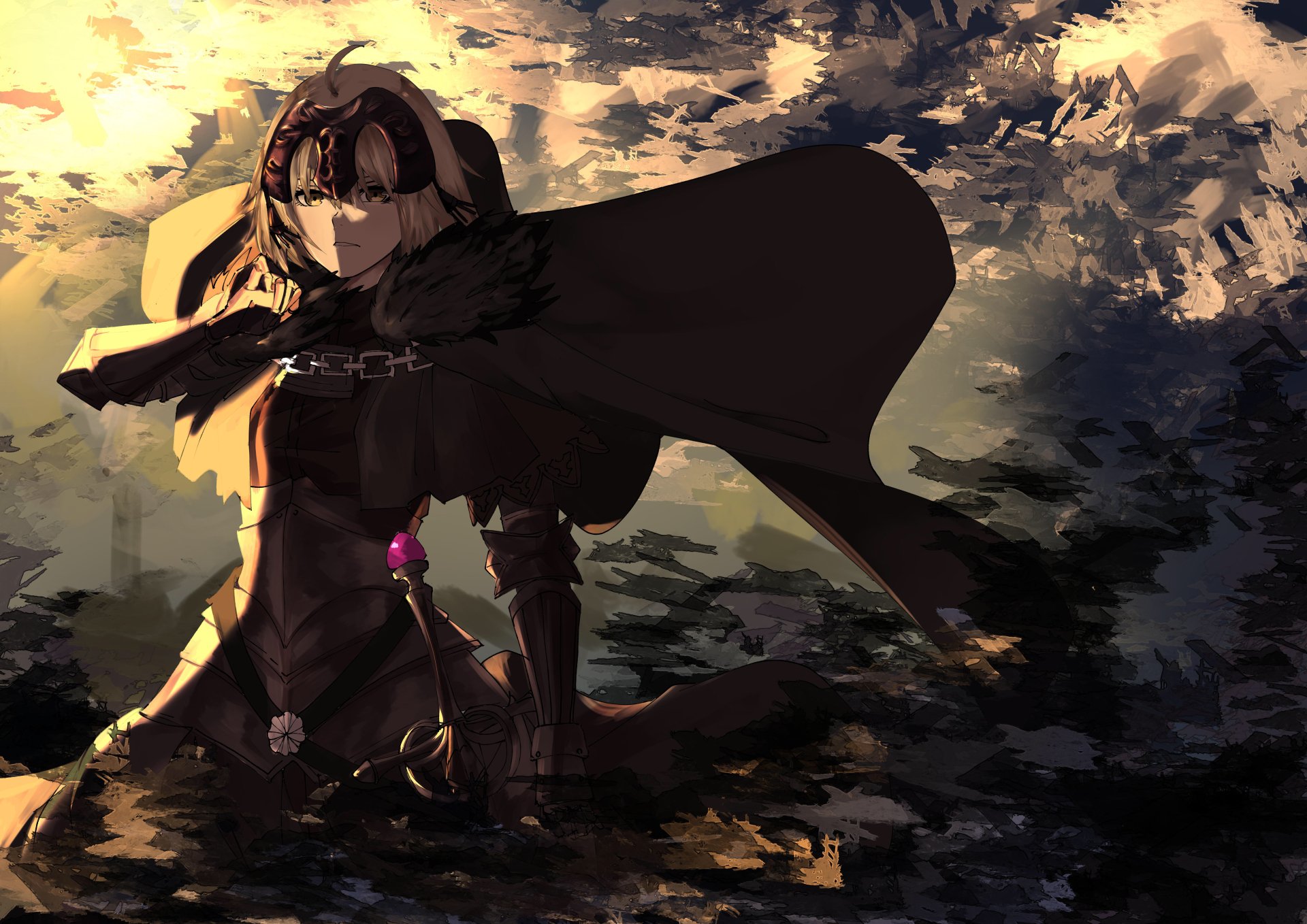 Download Short Hair Avenger Fate Grand Order Jeanne D Arc Alter Anime Fate Grand Order 4k