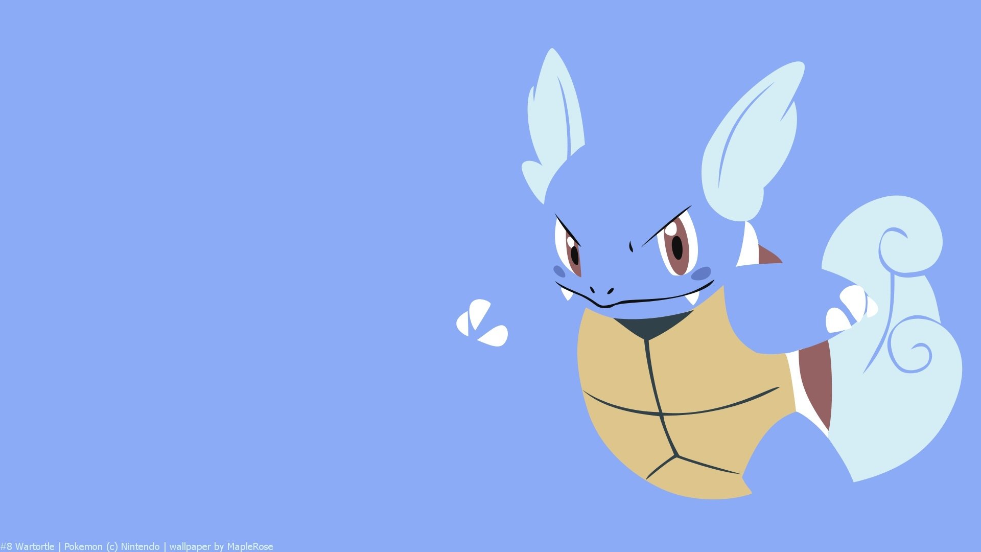 Download Minimalist Wartortle (Pokémon) Anime Pokemon Minimalist Anime HD Wallpaper by MapleRose