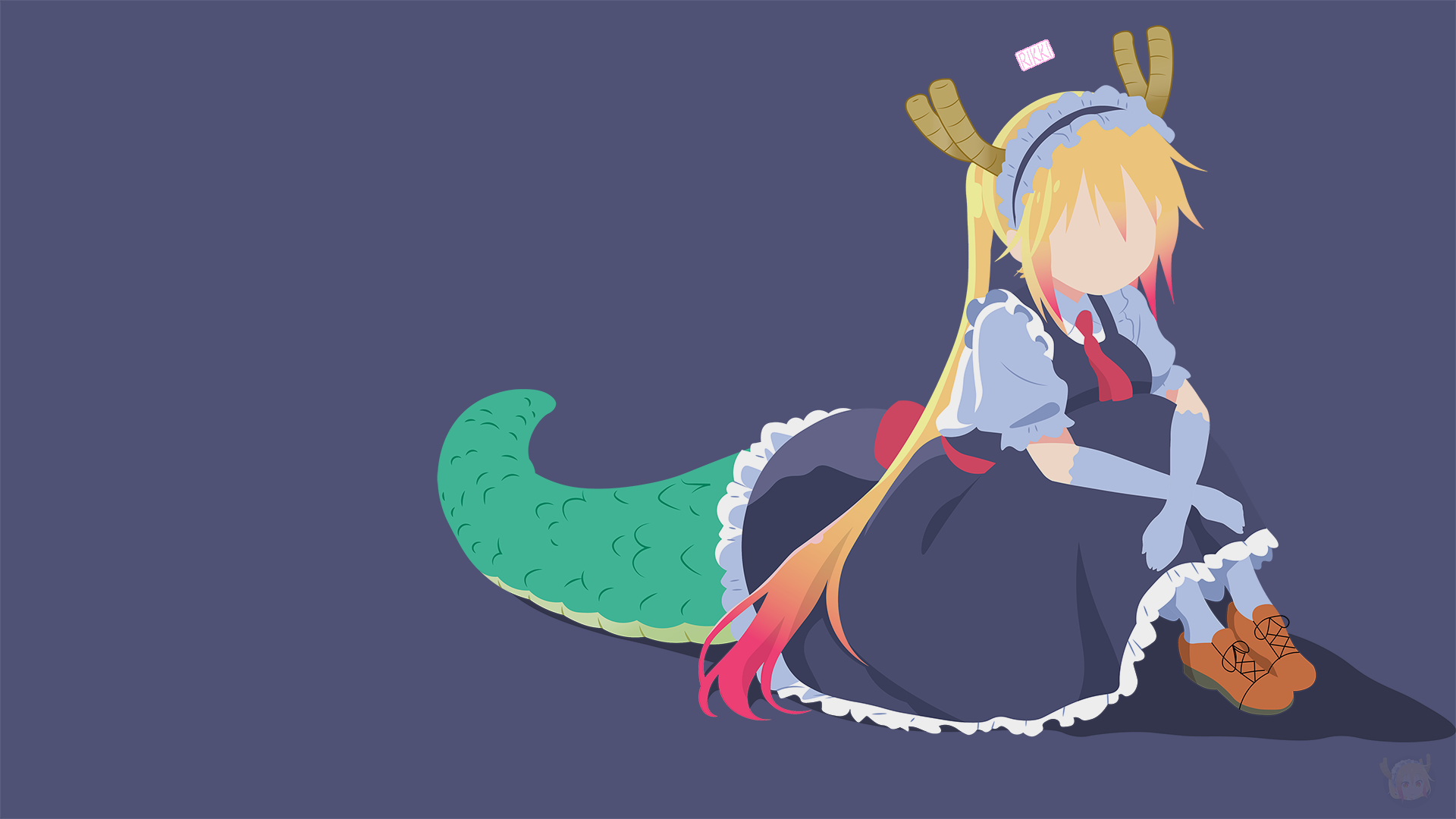 Download Minimalist Vector Tohru Miss Kobayashi S Dragon Maid Anime Miss Kobayashi S Dragon