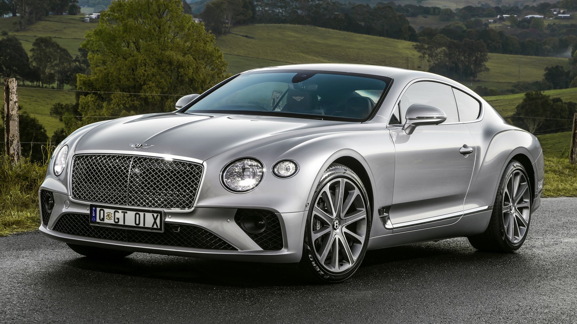 Download Car Silver Car Grand Tourer Vehicle Bentley Continental GT HD ...