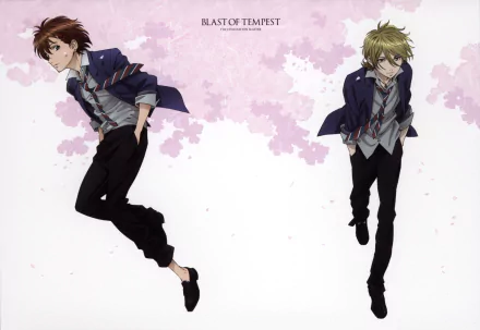Yoshino Takigawa Mahiro Fuwa Anime Zetsuen no tempest HD Desktop Wallpaper | Background Image