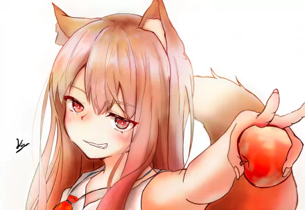 Holo (Spice & Wolf) Anime Spice and Wolf HD Desktop Wallpaper | Background Image