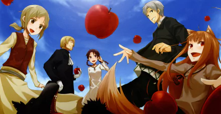 Richten Marlheit Chloe (Spice & Wolf) Kraft Lawrence Holo (Spice & Wolf) Nora Arendt Anime Spice and Wolf HD Desktop Wallpaper | Background Image