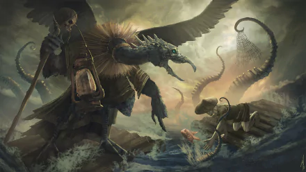  Cormorant Fisherman by Nino Is