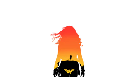 minimalist Wonder Woman movie Wonder Woman 1984 HD Desktop Wallpaper | Background Image