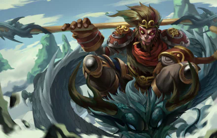 Wukong (League Of Legends) video game League Of Legends Sun Wukong HD Desktop Wallpaper | Background Image