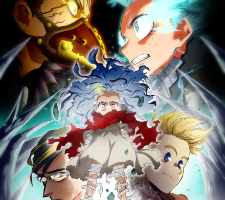 Izuku Midoriya Kai Chisaki Overhaul (My Hero Academia) Mirai Sasaki Eri (My Hero Academia) Mirio Togata Anime My Hero Academia HD Desktop Wallpaper | Background Image
